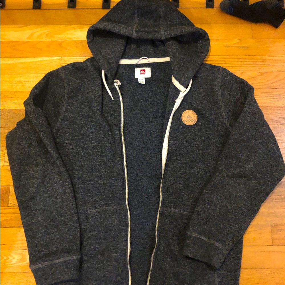 Thick, Quicksilver zippered sweatshirt.